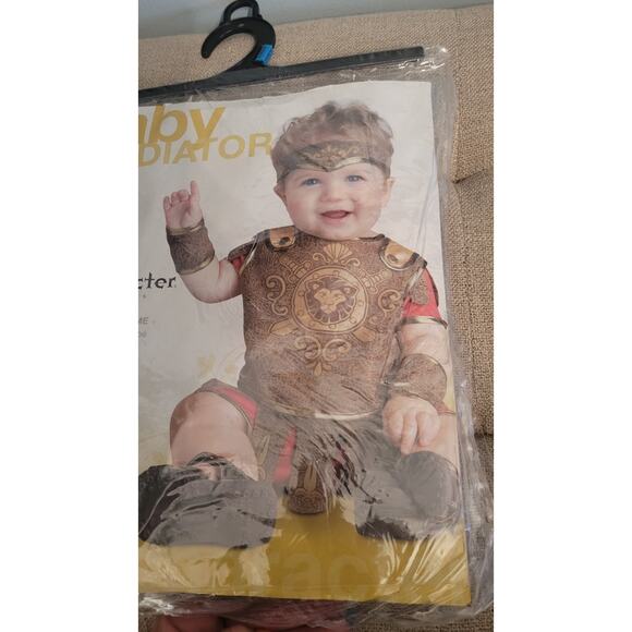 Baby Gladiator Infant Costume by InCharacter – Roman Warrior Outfit – New in... - Picture 3 of 3